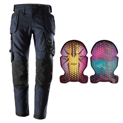 Snickers 6244 AllroundWork Canvas Stretch Trousers Holster Pockets Snickers 6244 AllroundWork Canvas Stretch Trousers Holster Pockets